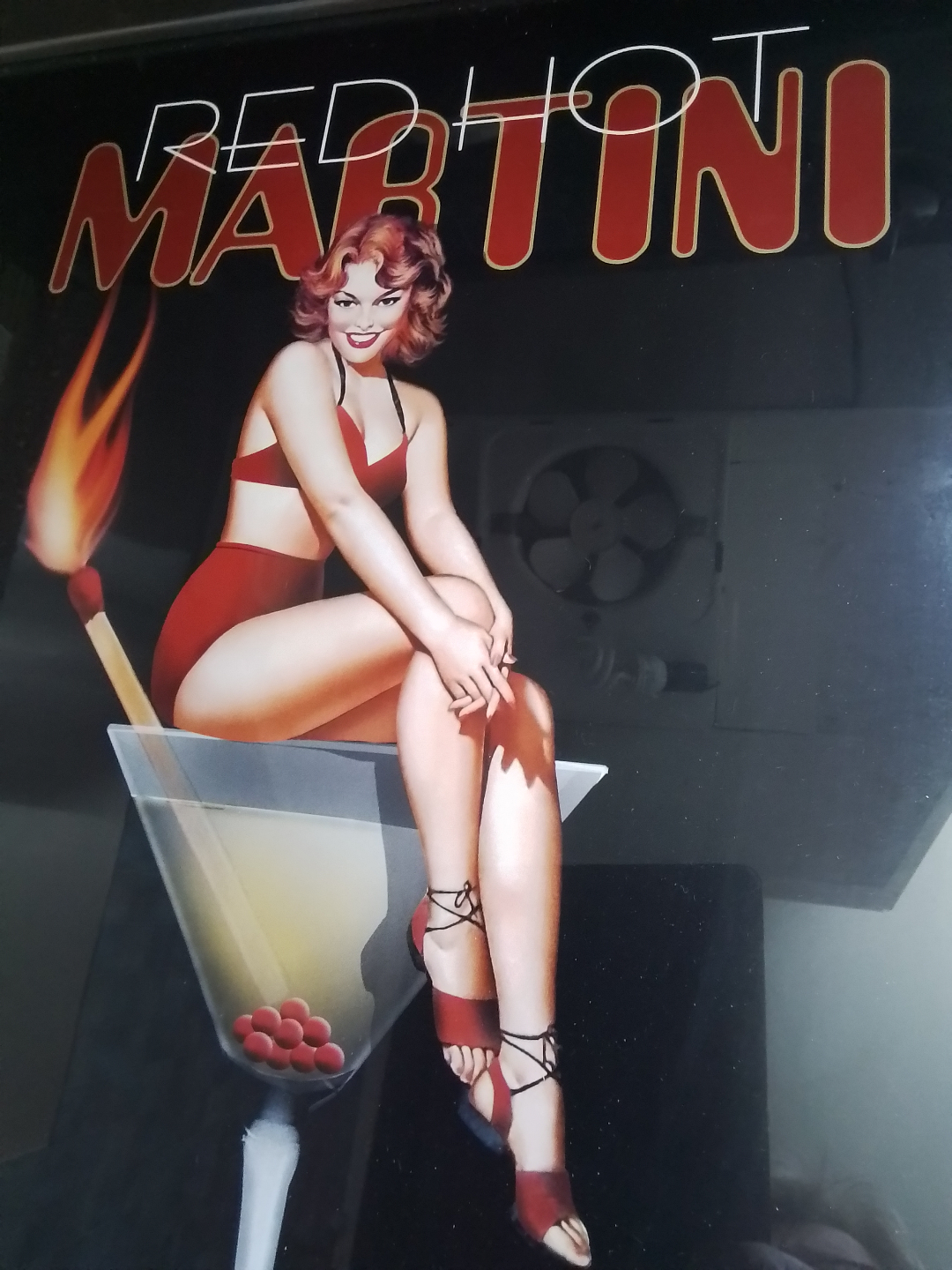 Red Hot Martini Framed Art Print by Burch - photo 3