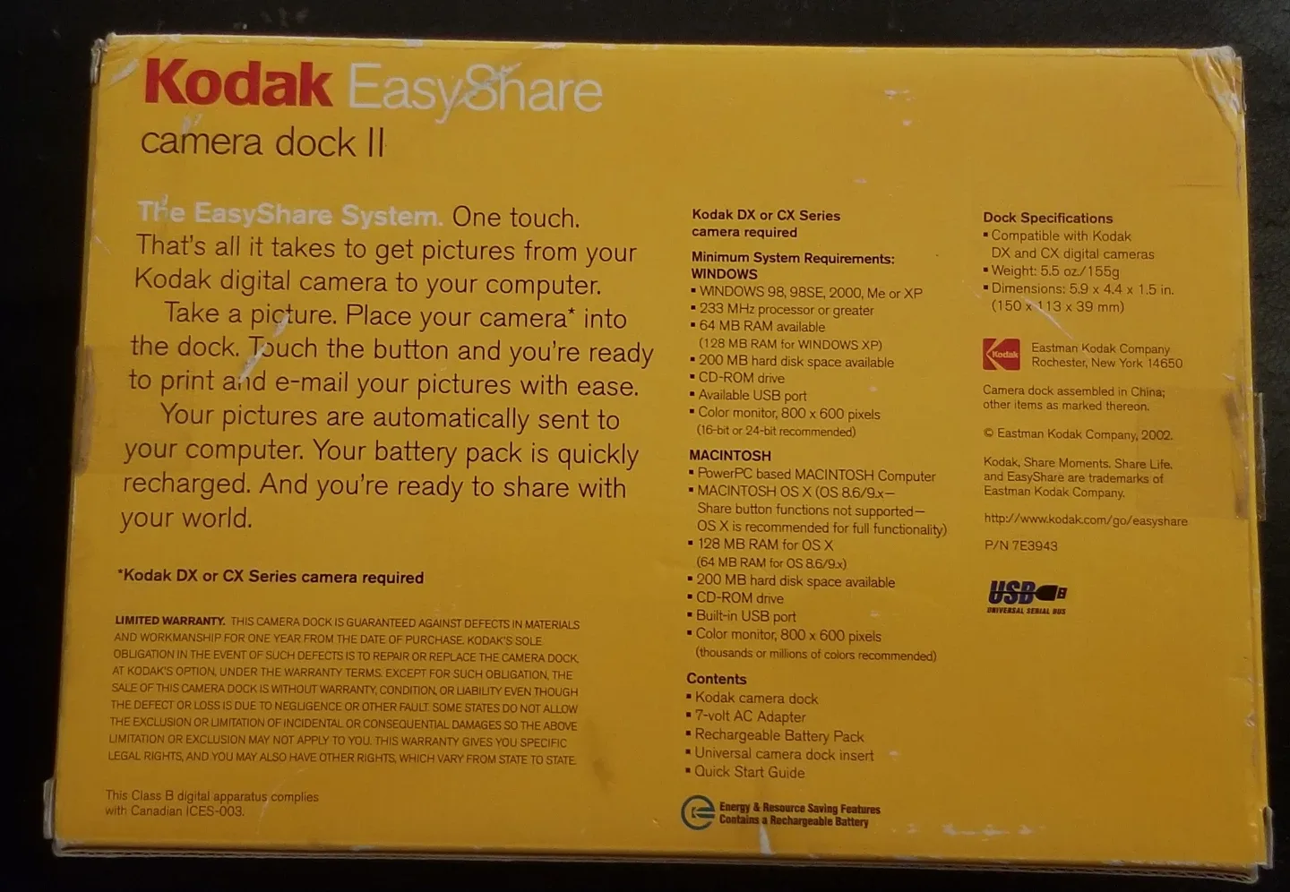 Kodak EasyShare Camera Dock II - New in Box image indicator(3)