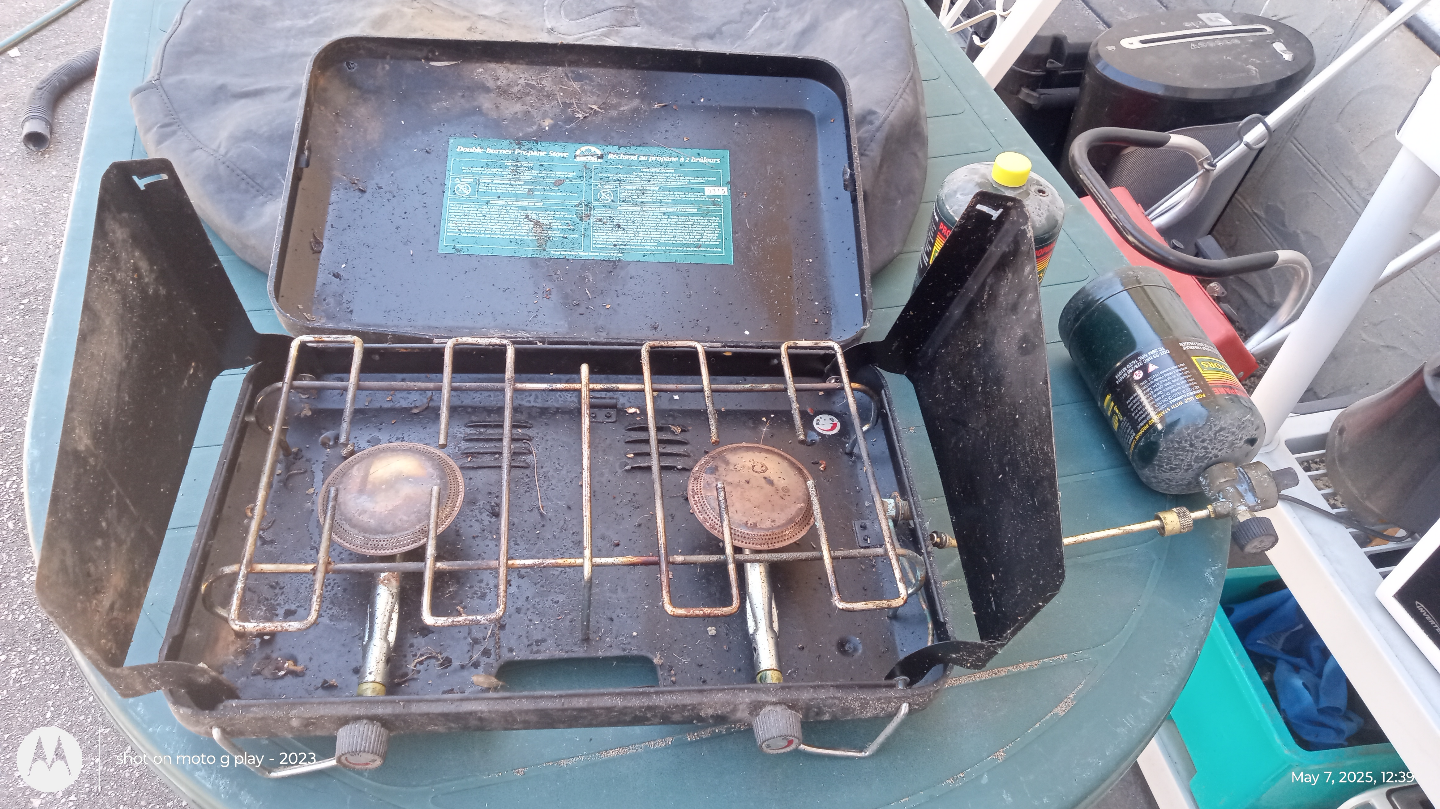 Double Burner Portable Camping Stove