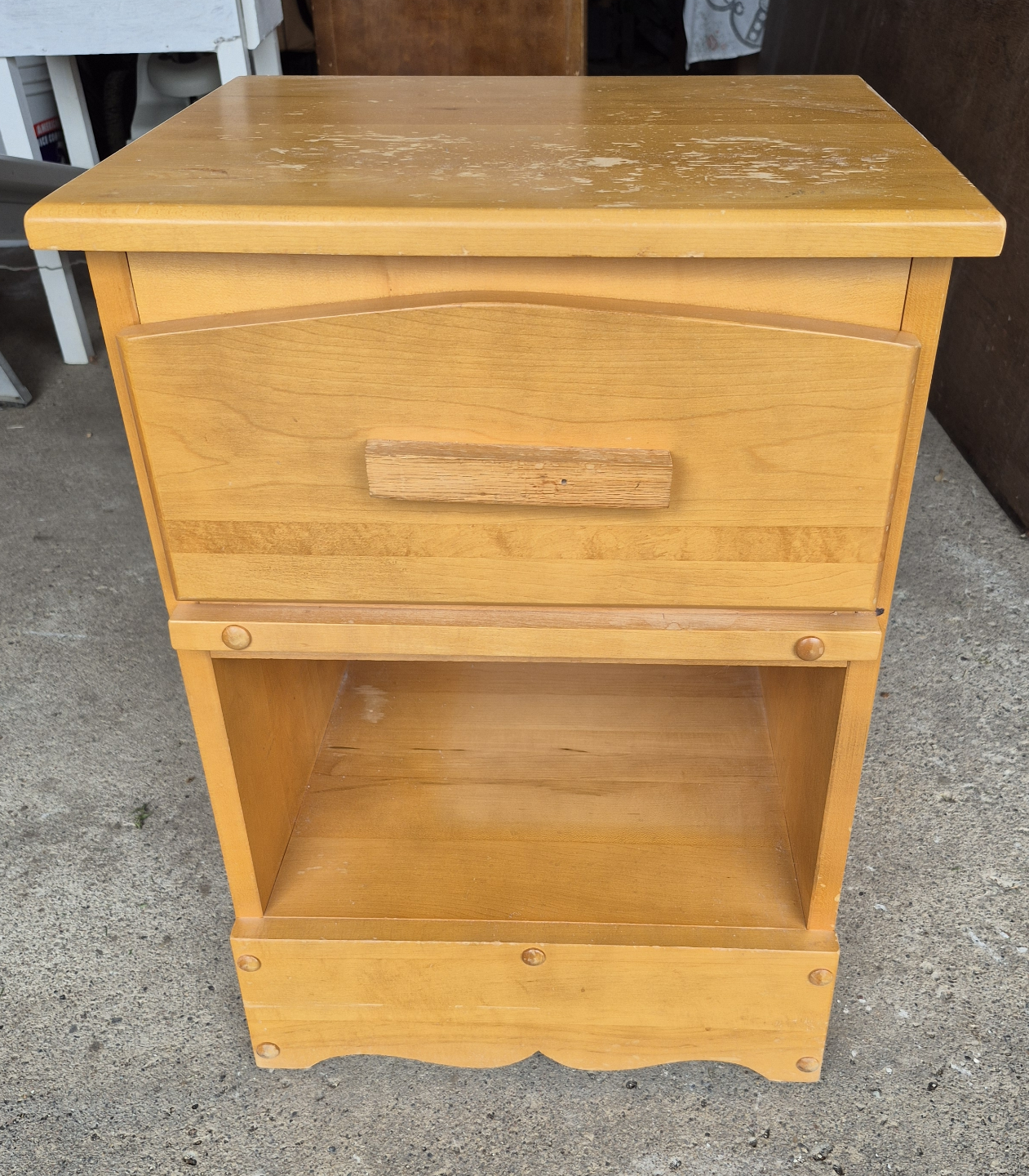 Solid Wood Nightstand
