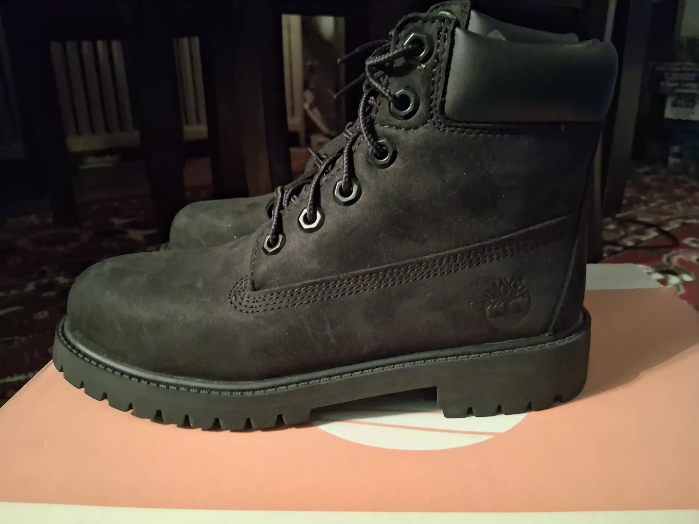 Timberland Black Boots - Youth Size image indicator(2)
