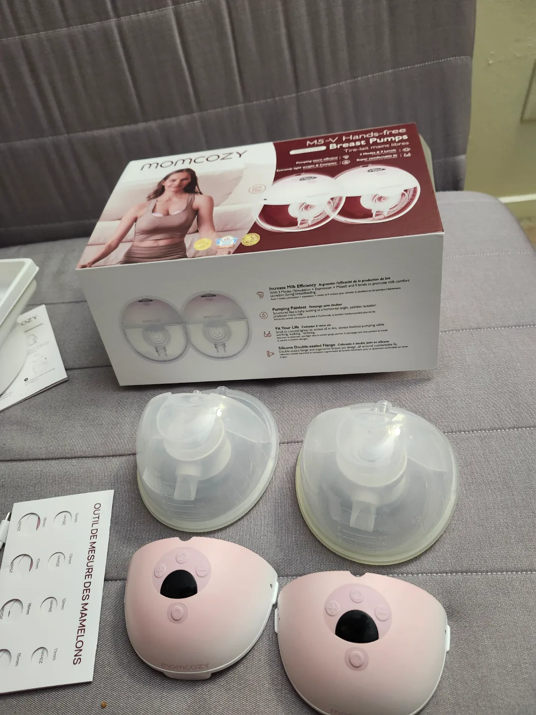 Momcozy M5-V Hands-free Double Breast Pump image indicator(3)