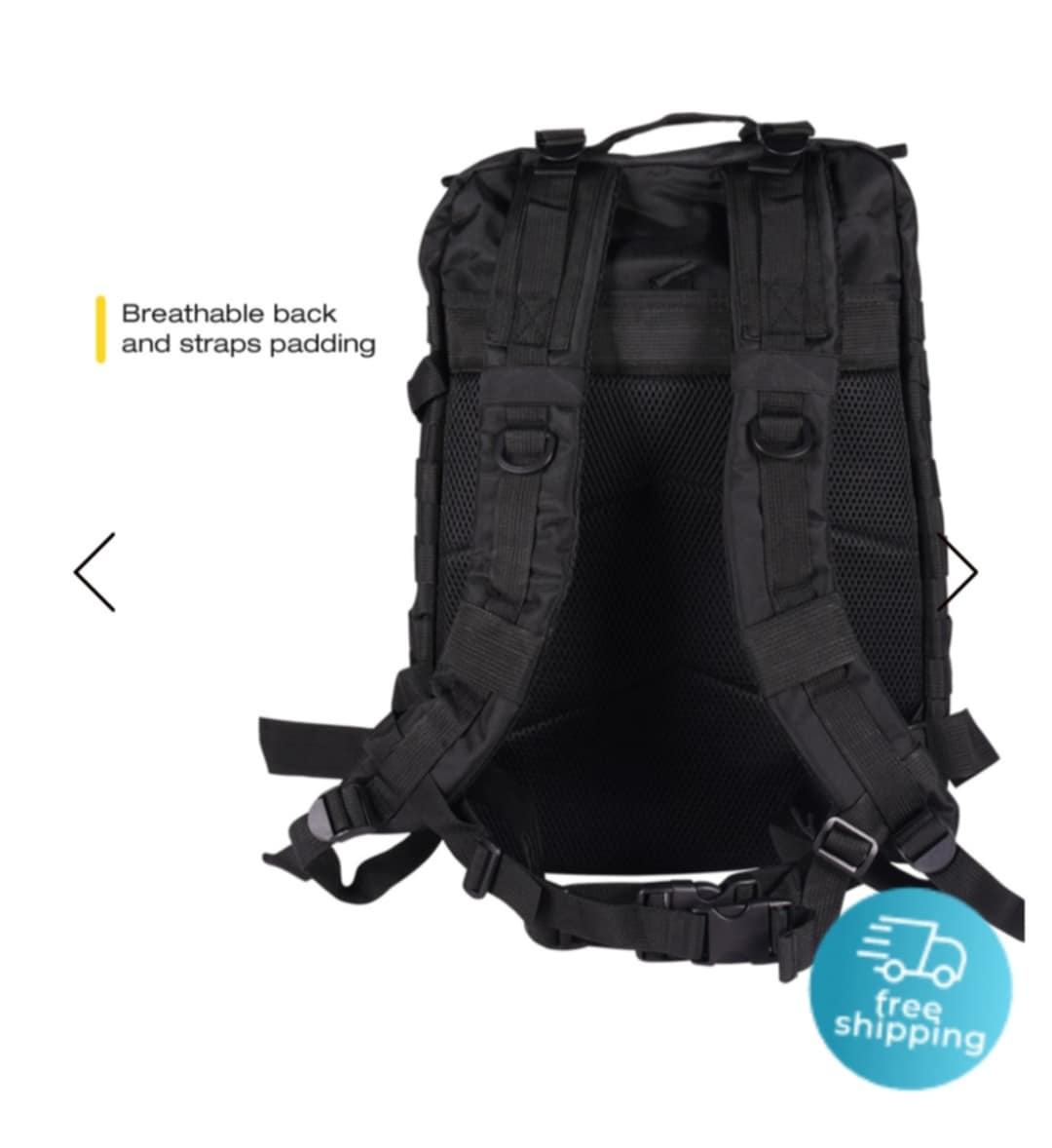 Two Tactical Backpacks - Black and Camo - photo 2
