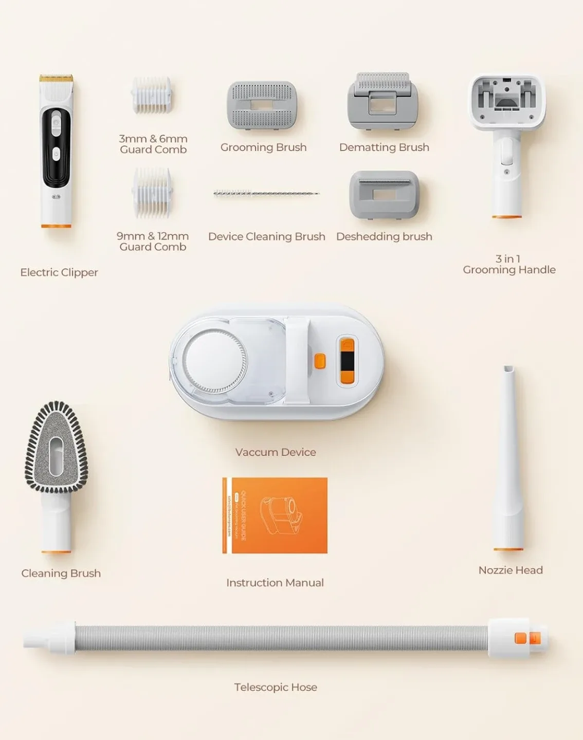 BuTure Pro PV01 Pet Grooming Vacuum image indicator(9)