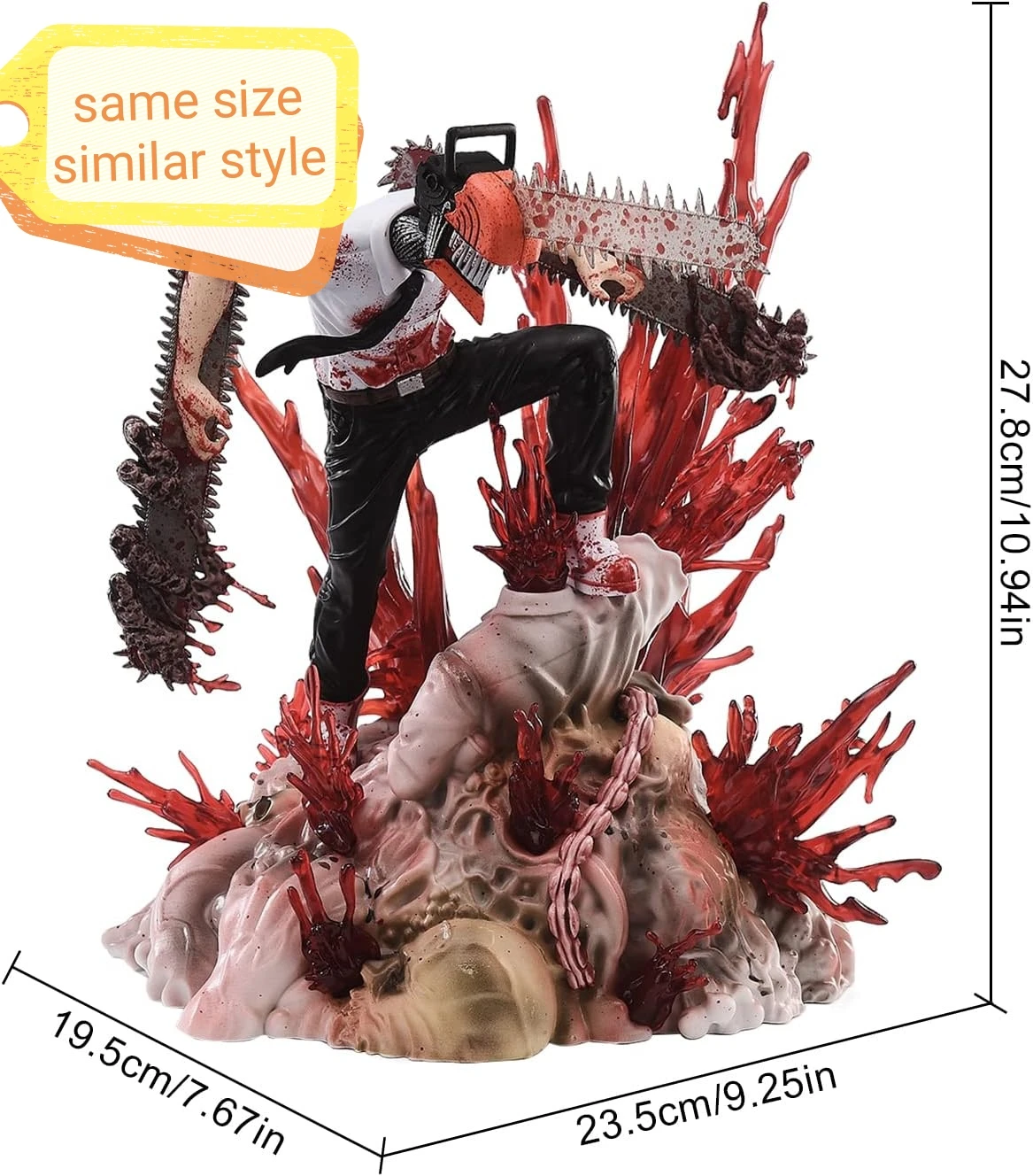 Chainsaw Man Denji Figure Statue - photo 4