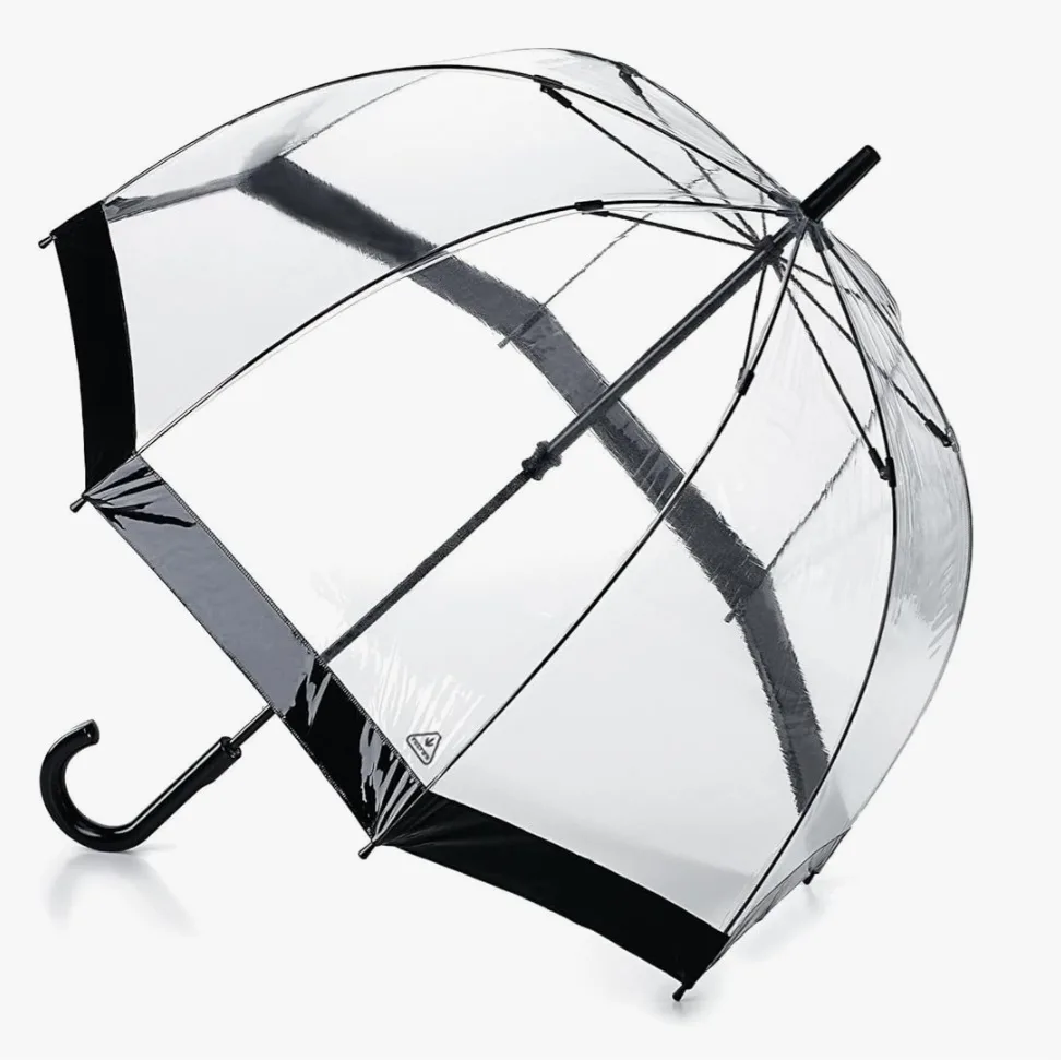 Shedrain Clear Umbrella with Black Trim thumbnail