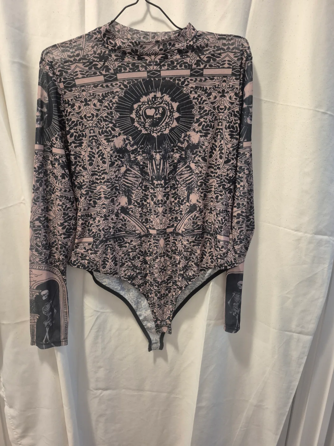 Unique Skeleton Print Bodysuit thumbnail
