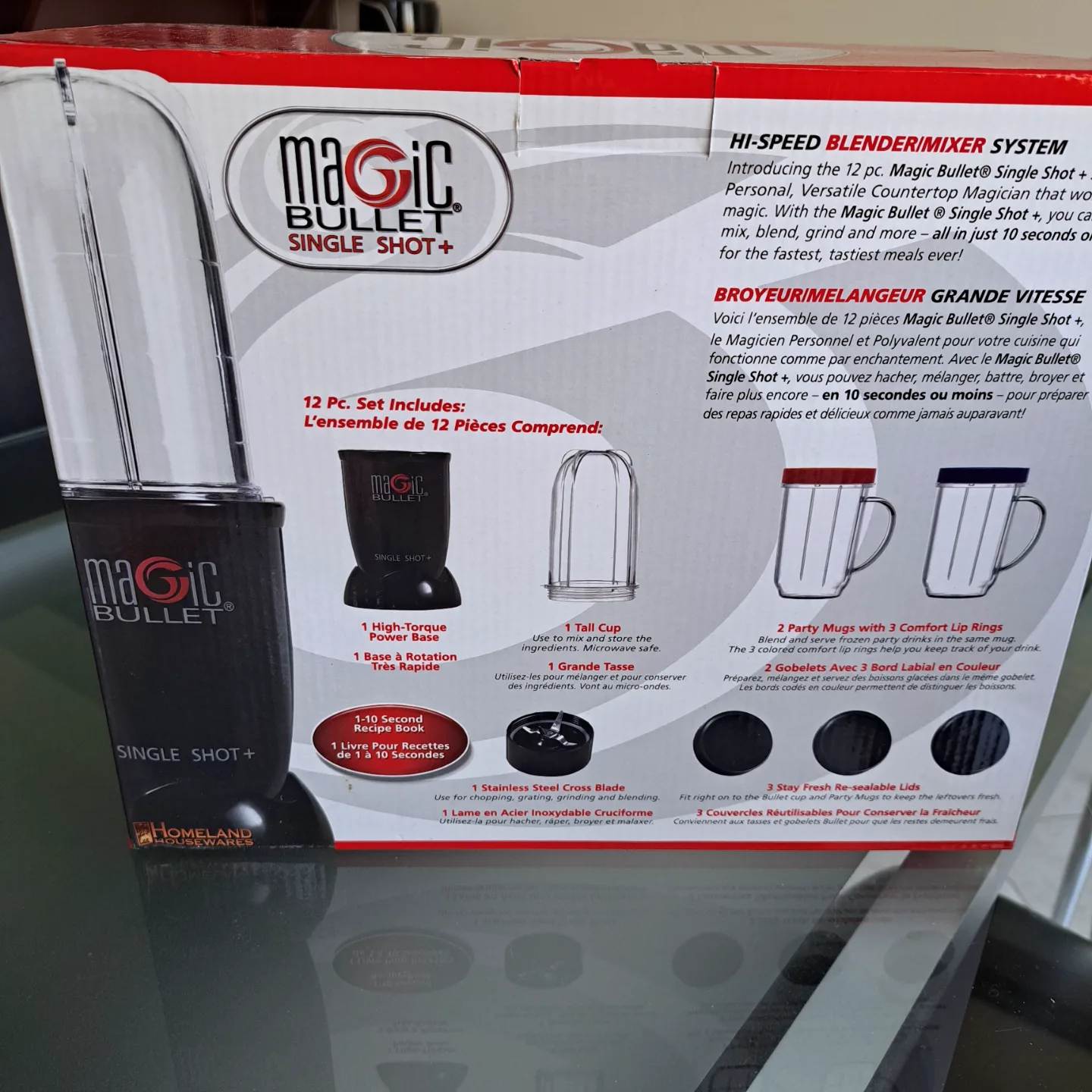 Magic Bullet Single Shot+ Blender Mixer System - 12 Piece Set image indicator(3)