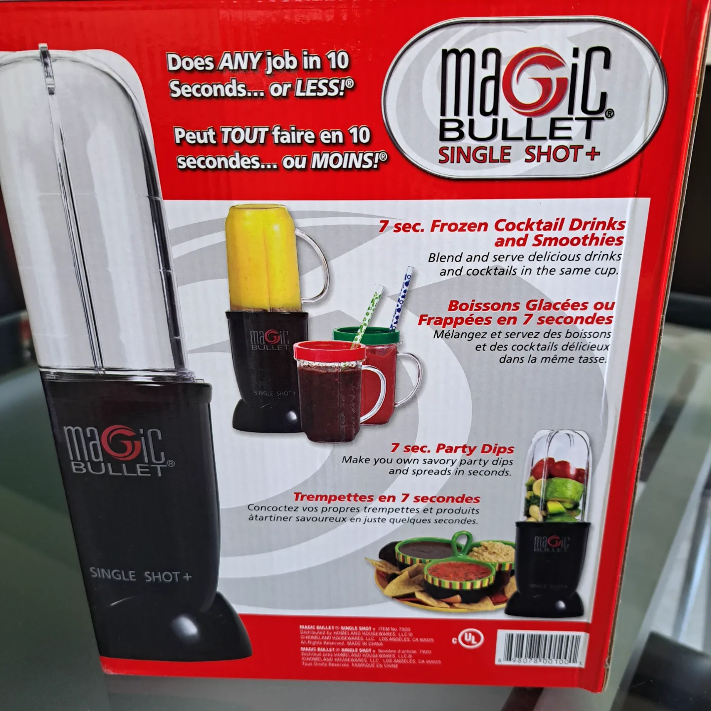 Magic Bullet Single Shot+ Blender Mixer System - 12 Piece Set image indicator(4)
