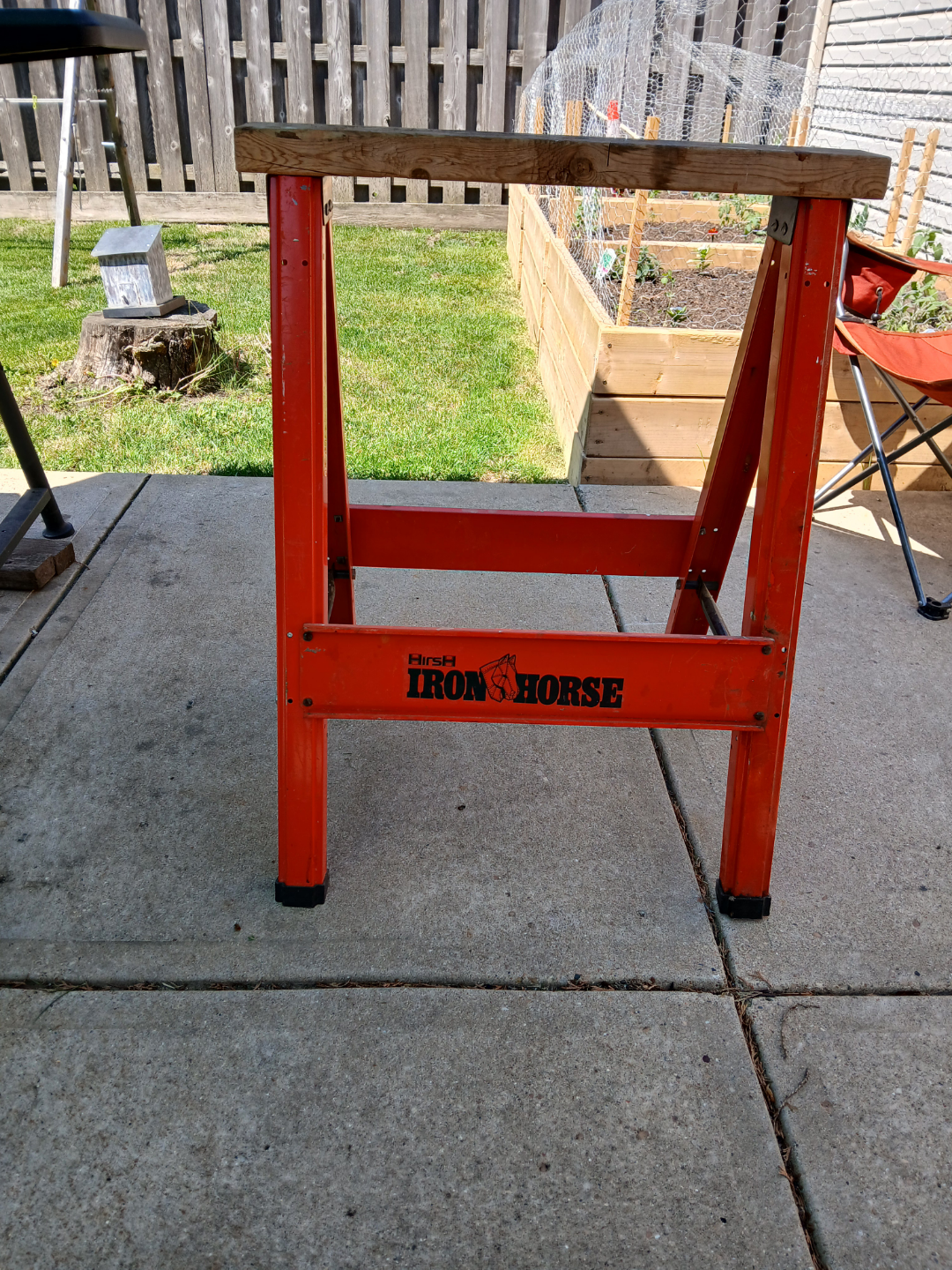 Hirsch Iron Horse  Folding Sawhorse