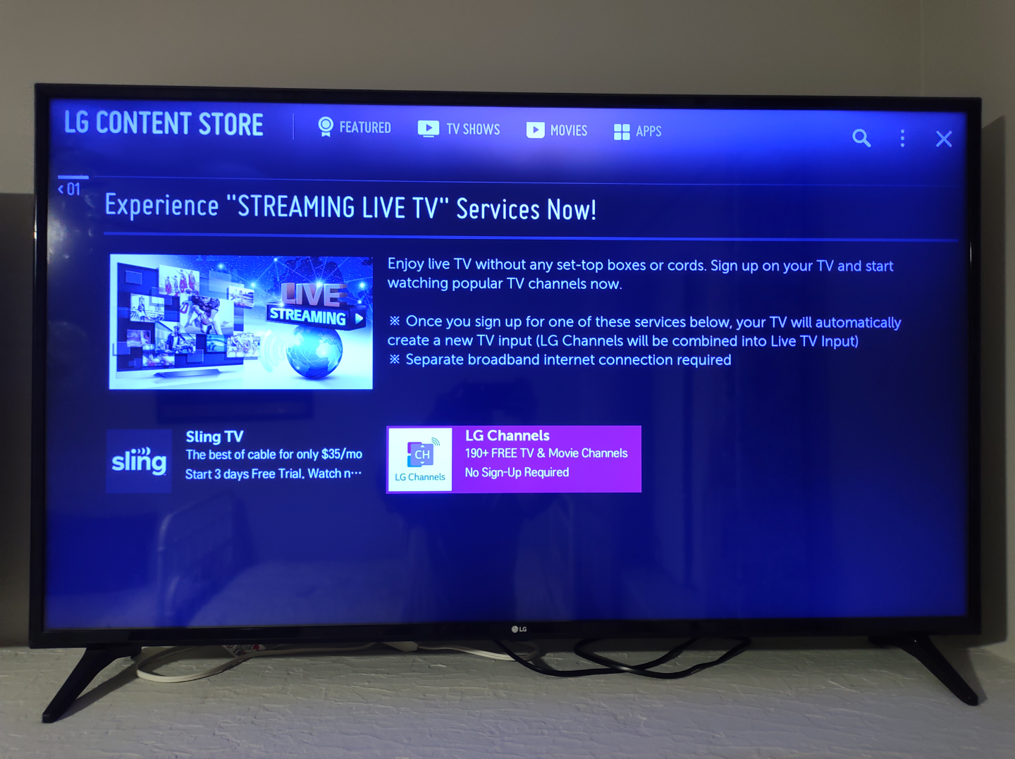 LG 55" Smart TV - photo 3