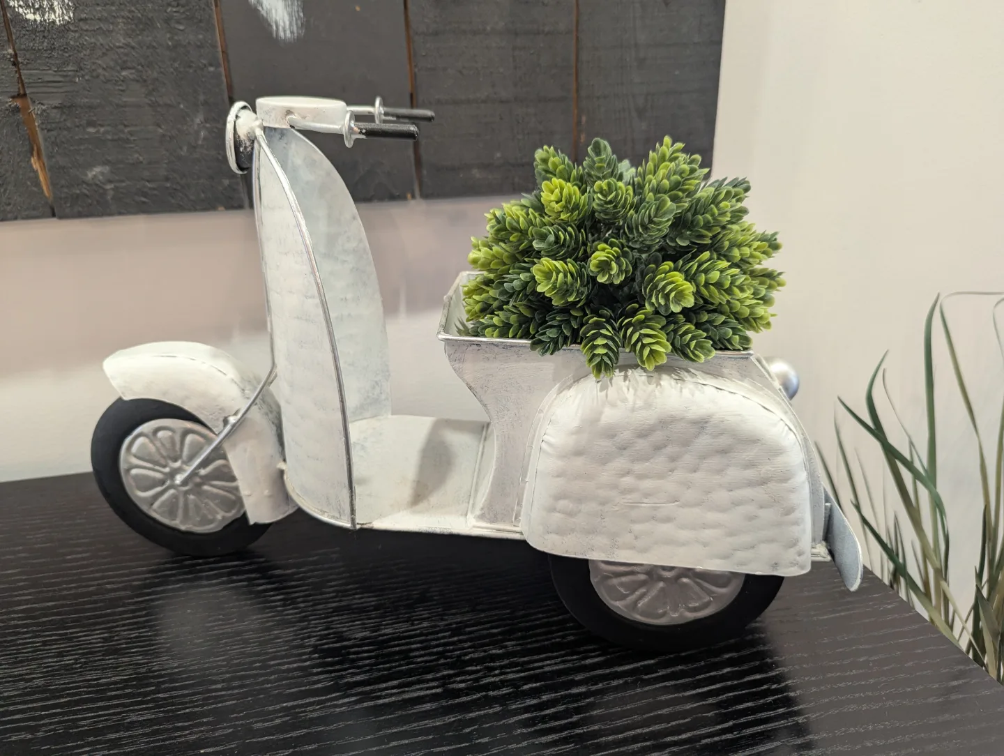 Chic Vespa Decor with Plant - Unique Accent Piece thumbnail