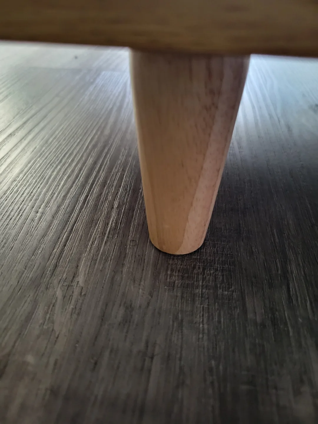 Ikea Kallaz Oak Wooden Shelving Unit with 1 Cabinet and legs image indicator(5)