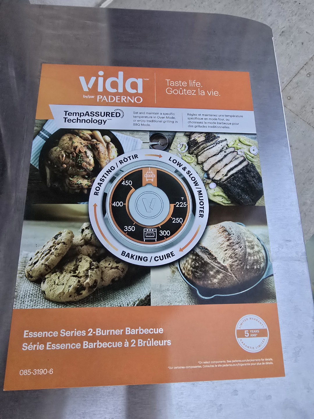 Vida by Paderno Essence Series 2-Burner Barbecue - photo 3