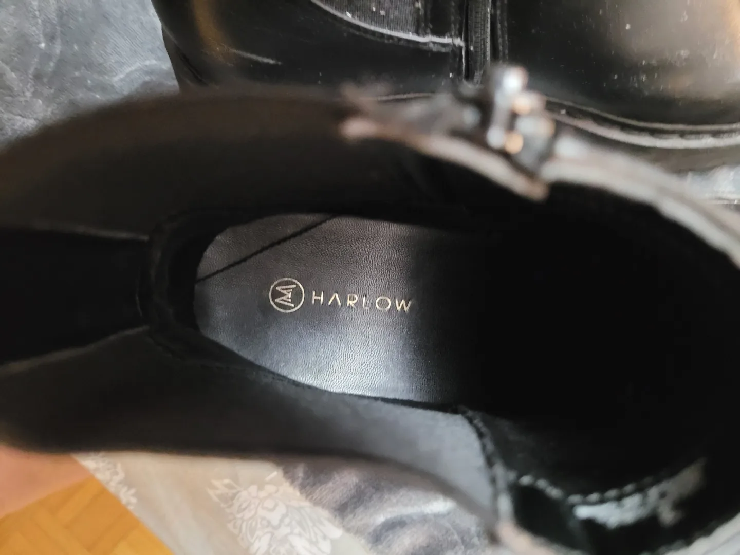 Boathouse Harlow Black Chunky Sole Ankle Boots image indicator(6)