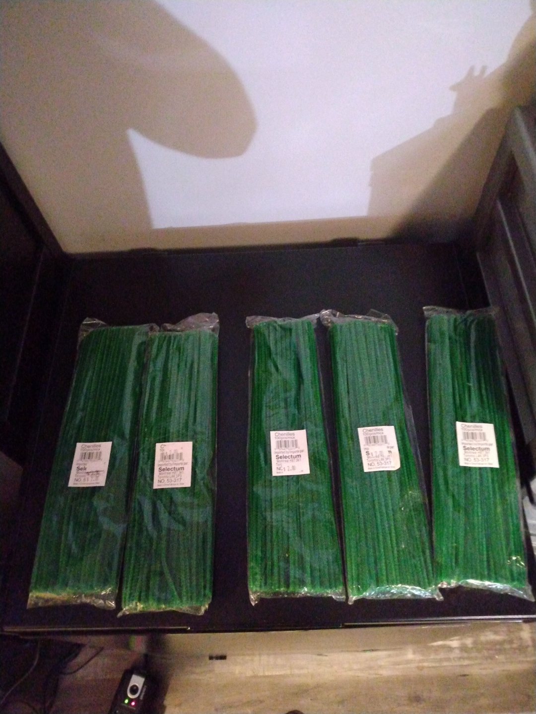 Five Packs of Chenille Stems - Green - photo 2
