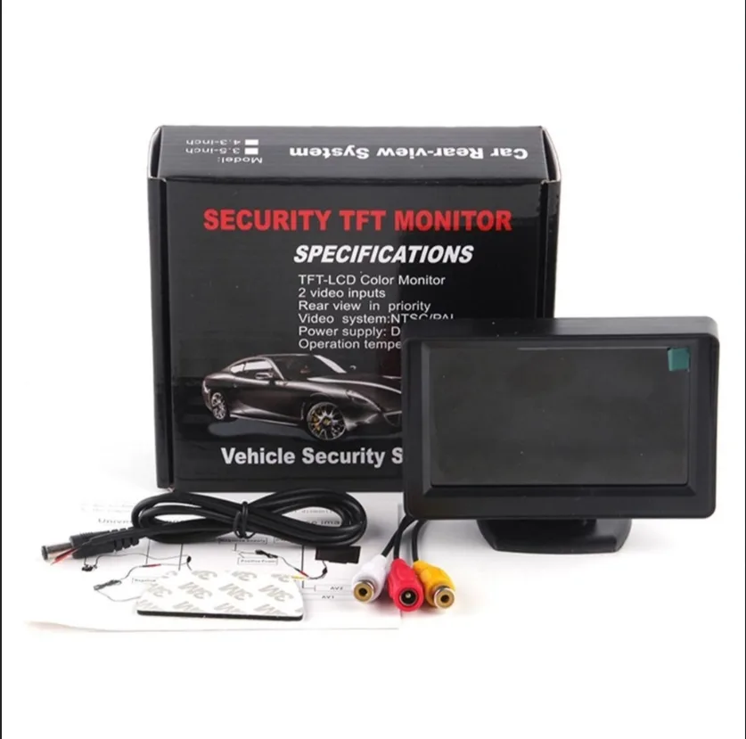 5-inch Car Rear-View Monitor Security TFT LCD