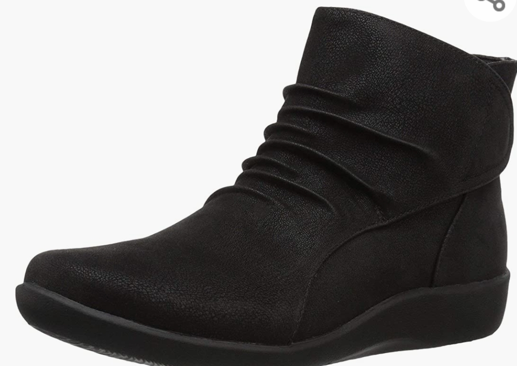 Clark's Black Ankle Boots Size 8 - photo 3