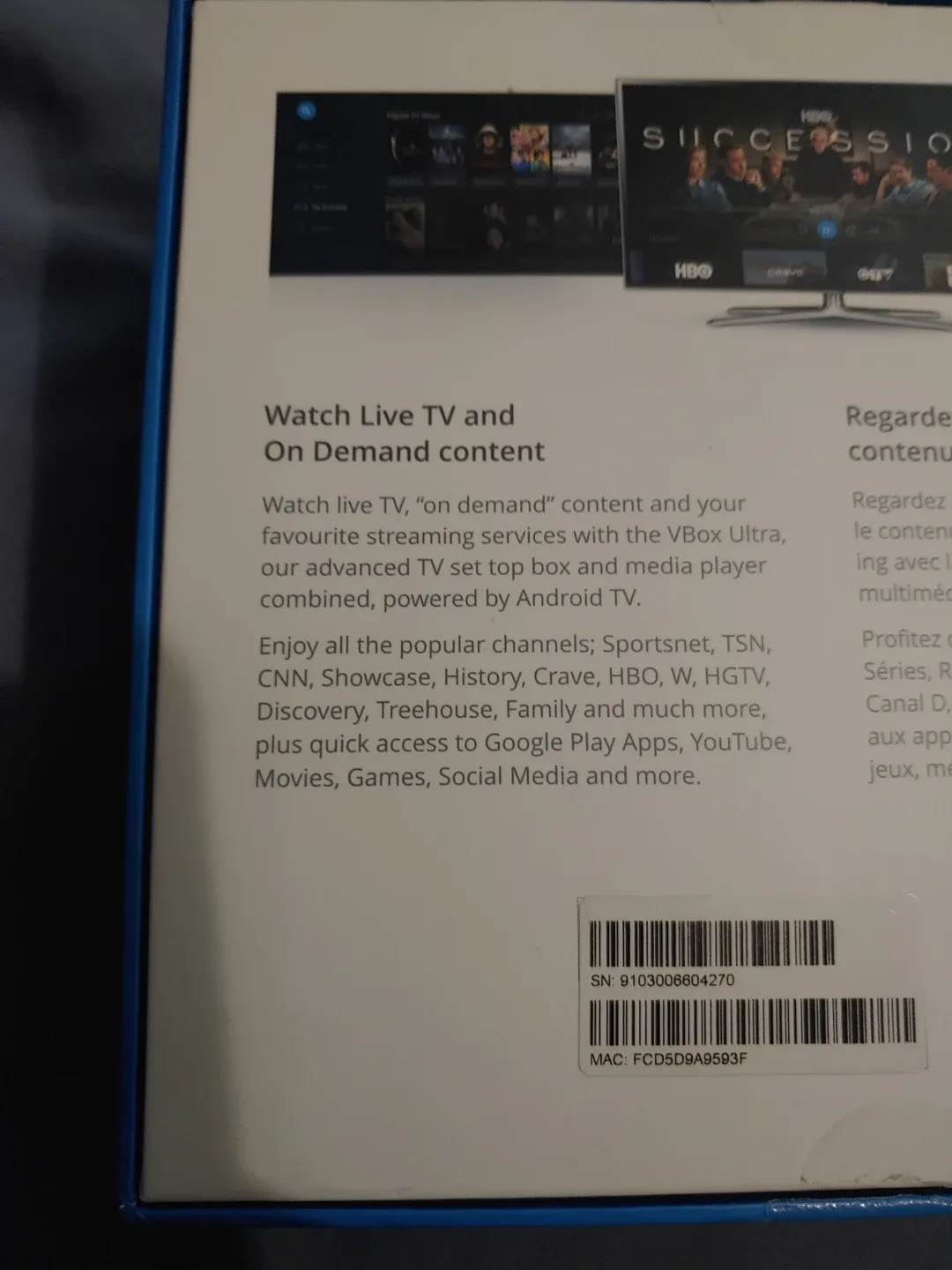 VBox Ultra Live TV & On Demand Media Player image indicator(3)