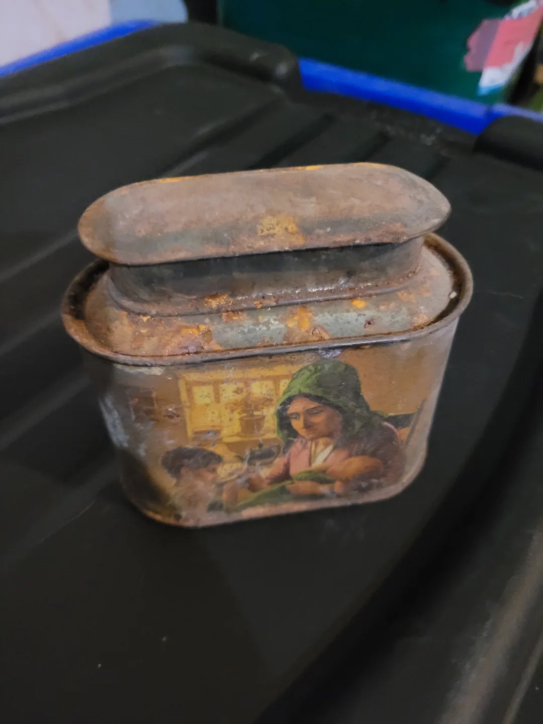 Antique Fancy Made in Milton Tea Tin thumbnail