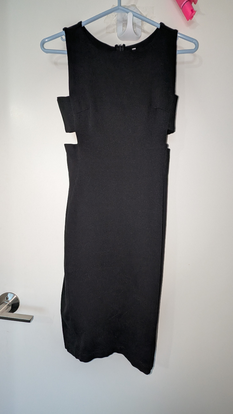 Black Cut-Out Mini Dress - photo 3