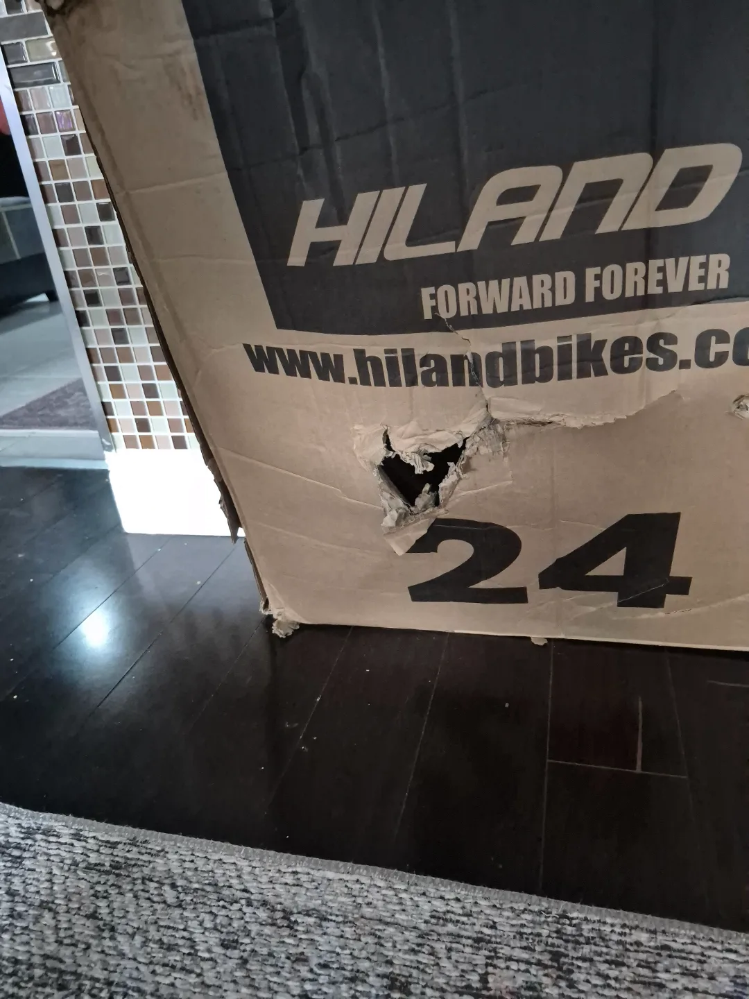 Hiland 24" Girls' Mountain Bike - Mint Green NEW  WITH ISSUES image indicator(4)