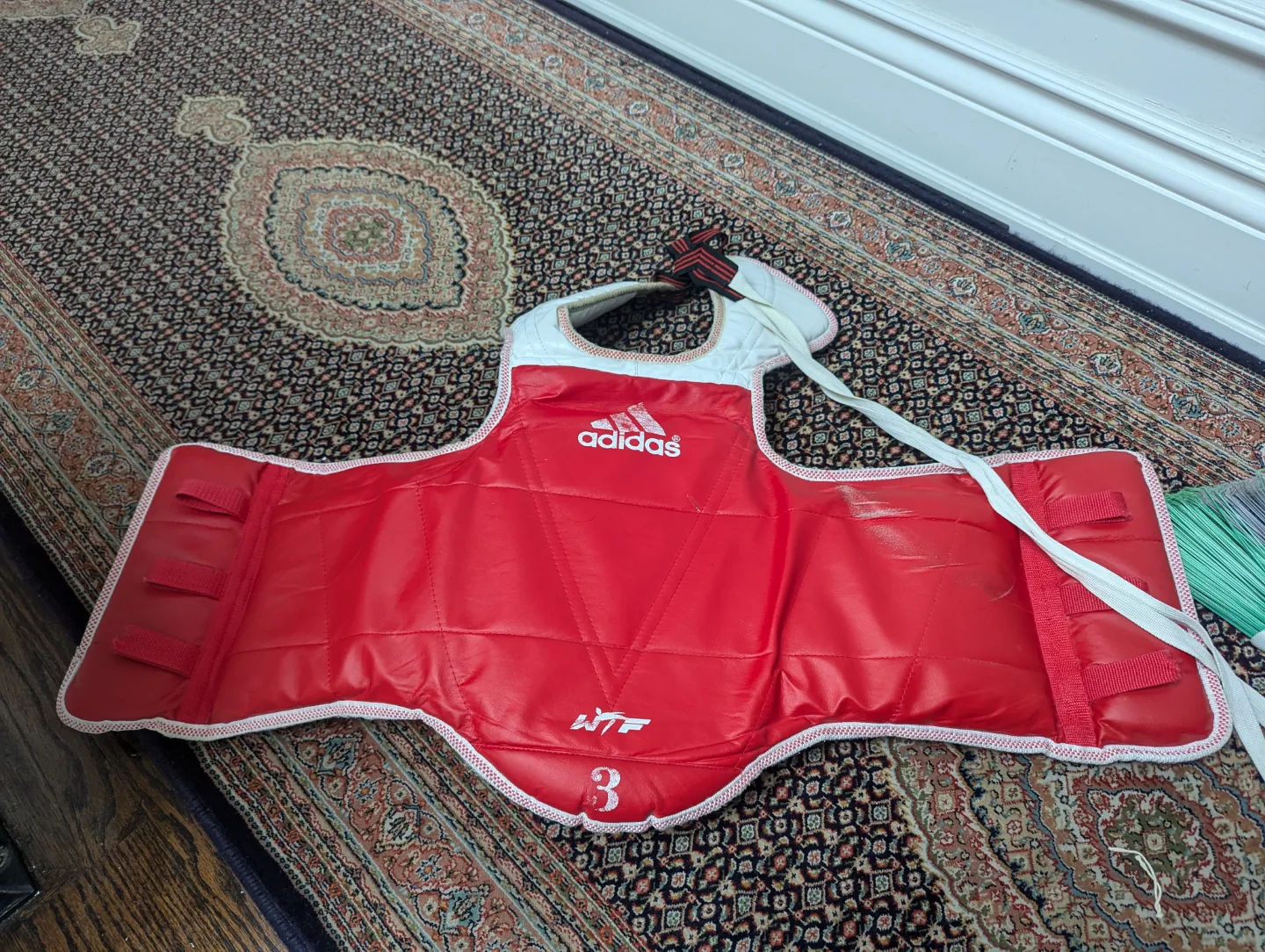 2 Adidas Taekwondo Body Protector and Target Pad thumbnail