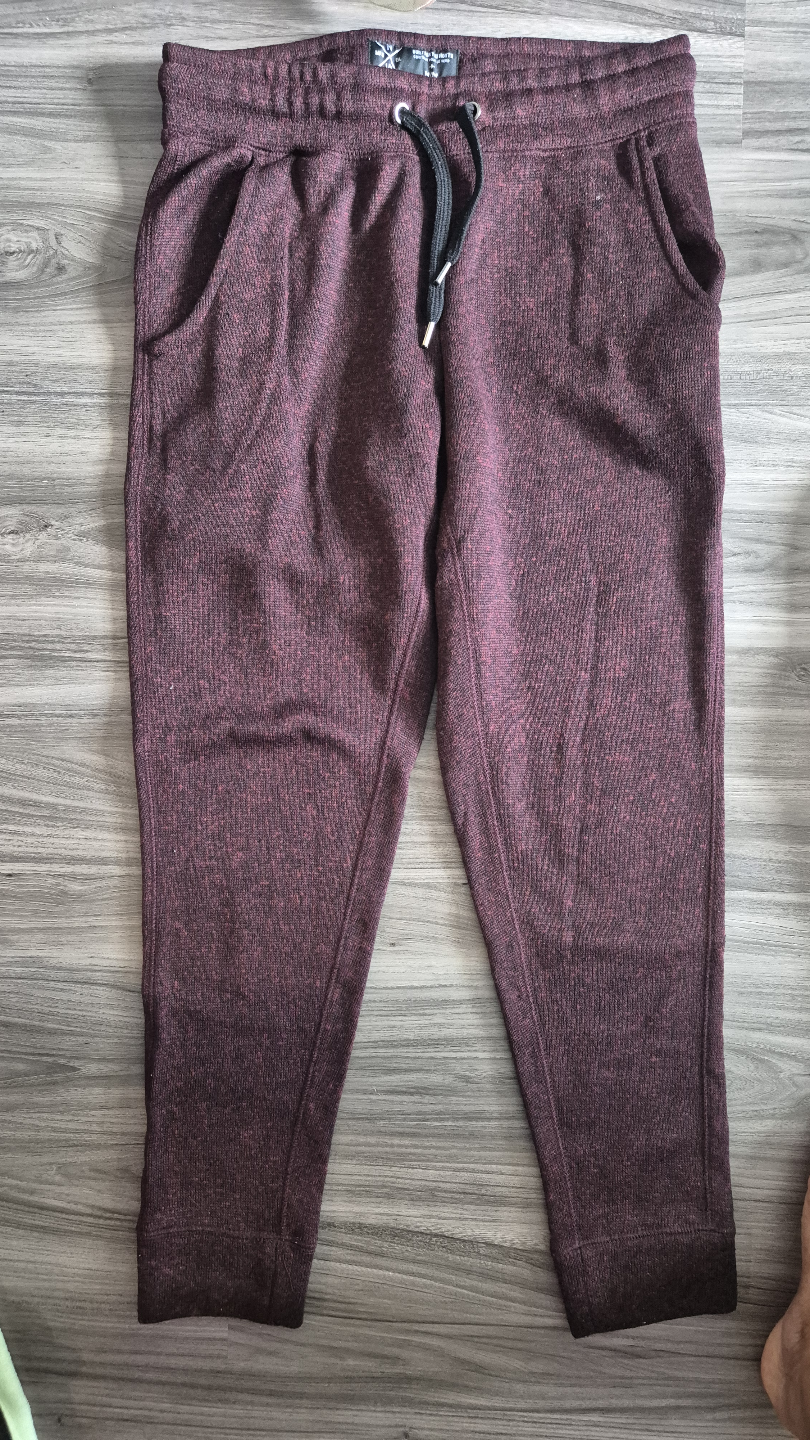Men's Built for the North Joggers - Maroon - Size M - photo 2