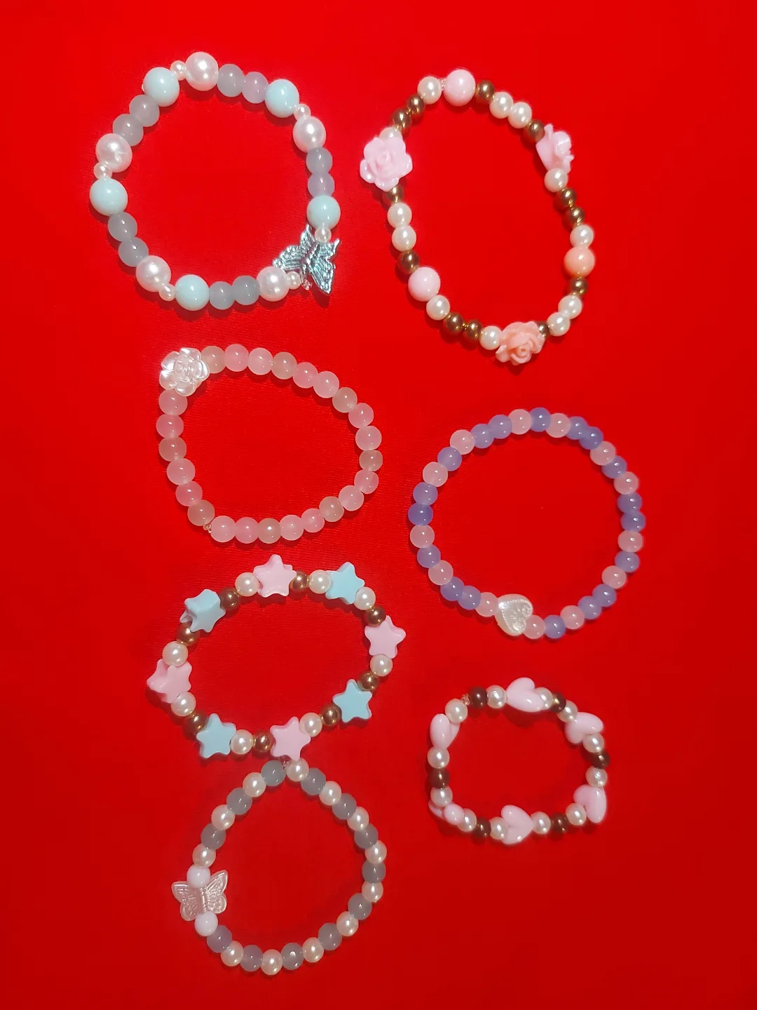 Seven Beaded Bracelets thumbnail
