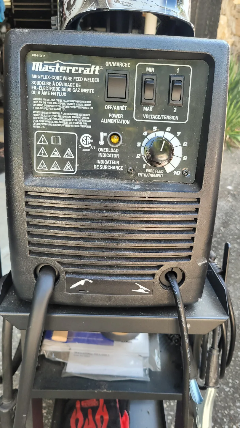 Mastercraft MIG/Flux-Core Wire Feed Welder thumbnail
