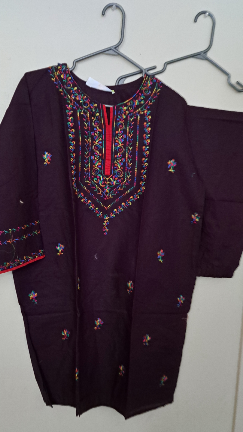 Beautiful embroidered kurta set