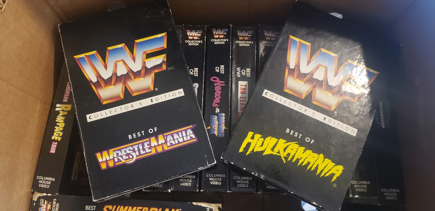 WWF Collector's Edition VHS Tapes