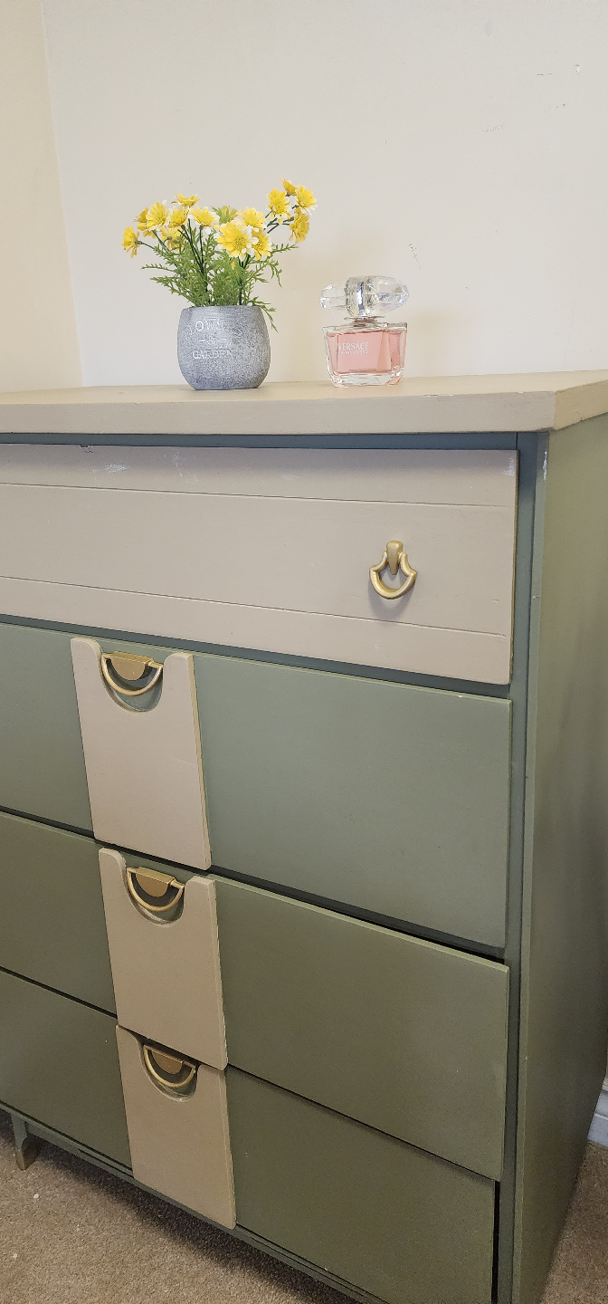 Mid-Century Modern Four-Drawer Dresser