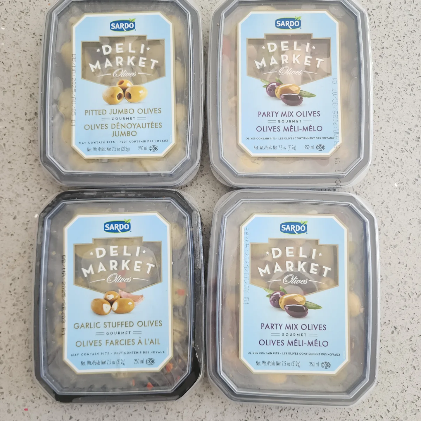 Sardo Deli Market Olives Variety Pack (4 containers) thumbnail