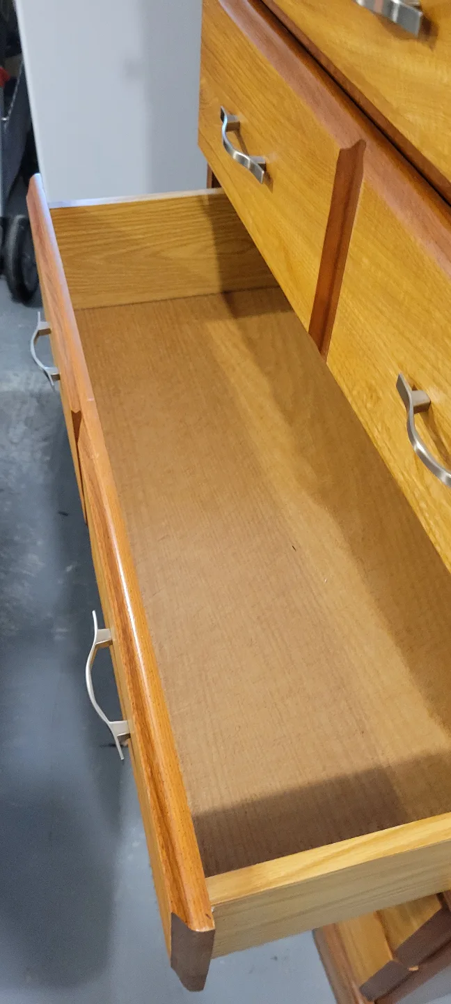 Tall Wooden Chest of Drawers image indicator(4)