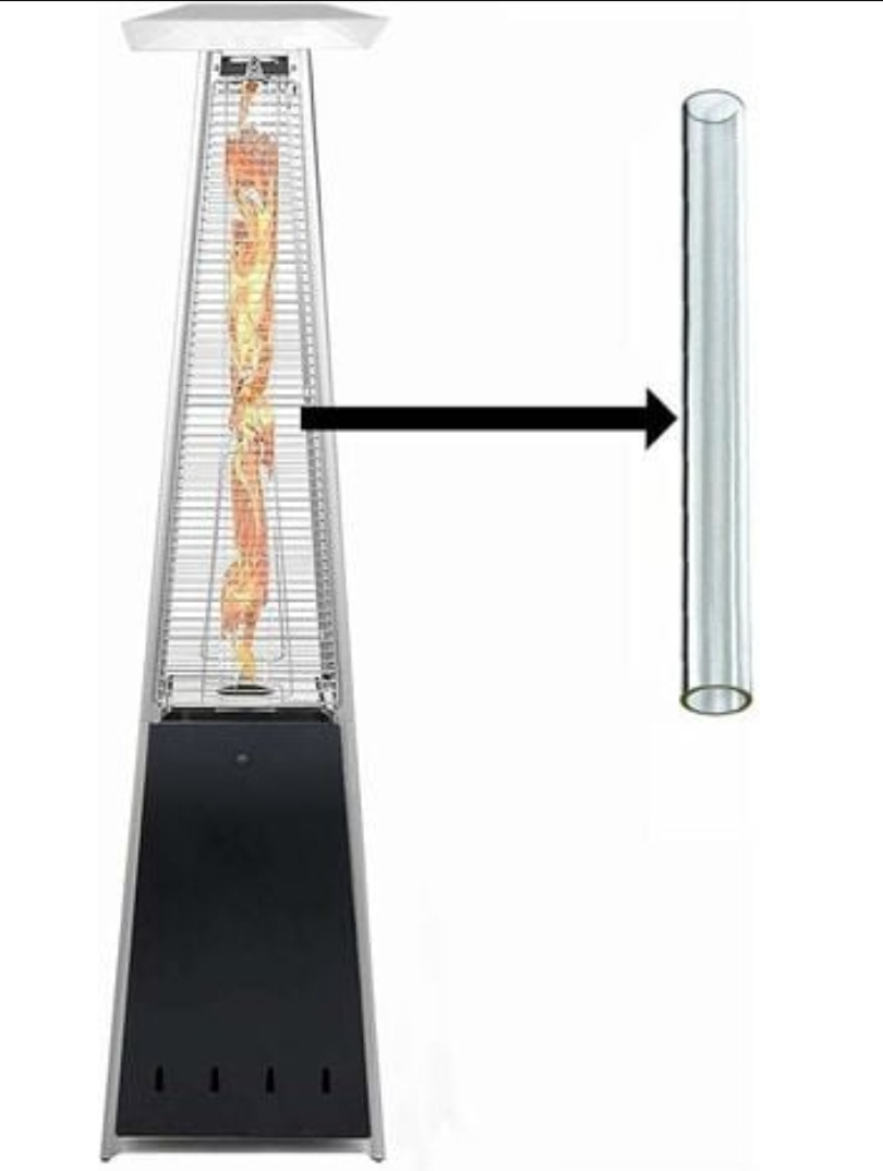 Replacement Glass Tube for Patio Heater