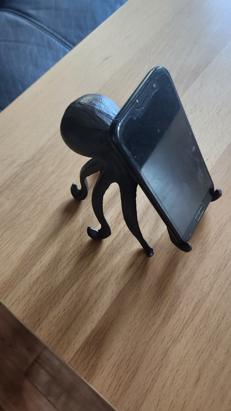 Cast Iron Octopus Phone Holder - photo 5