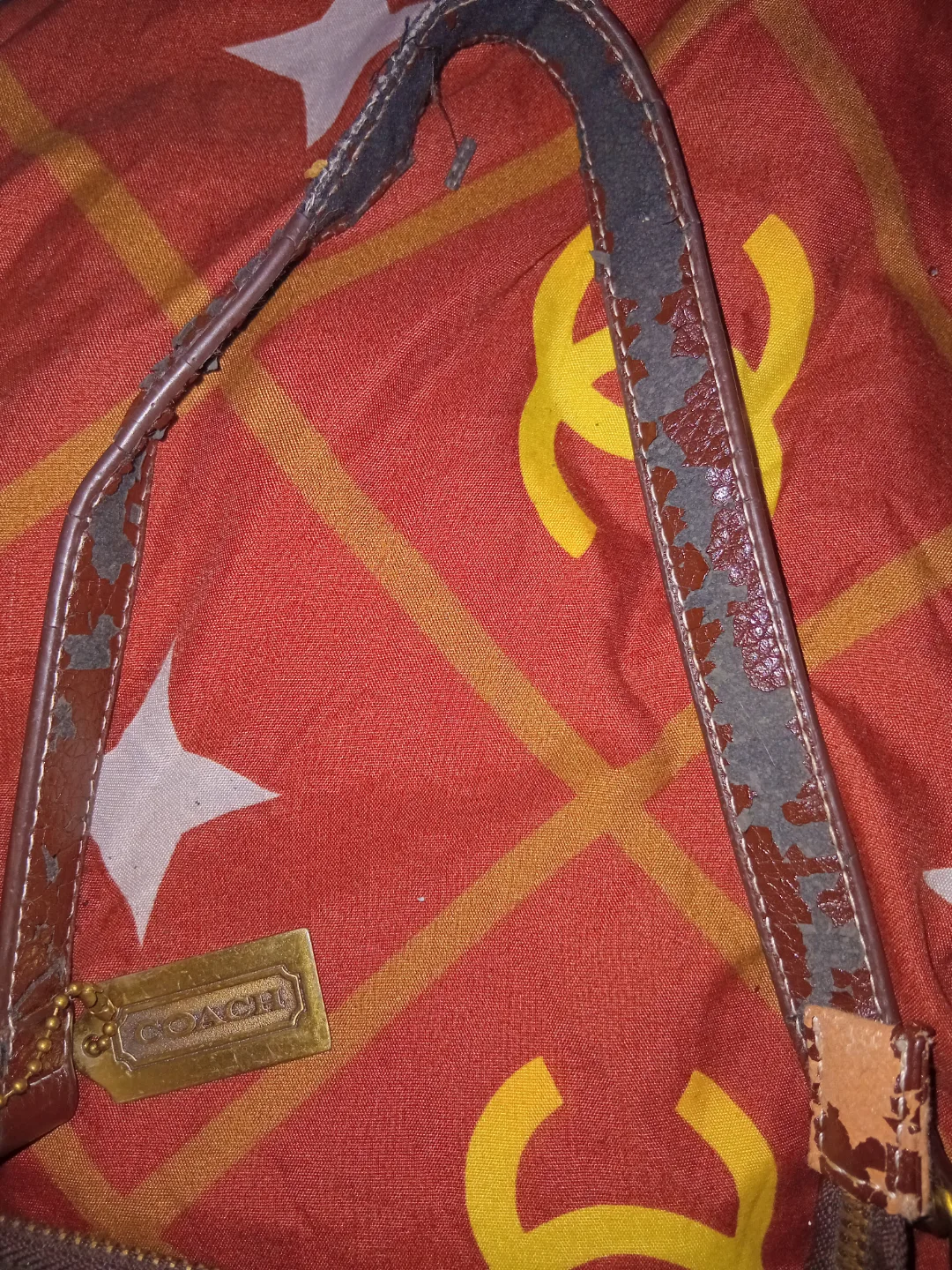 Vintage Coach Patchwork Shoulder Bag image indicator(3)