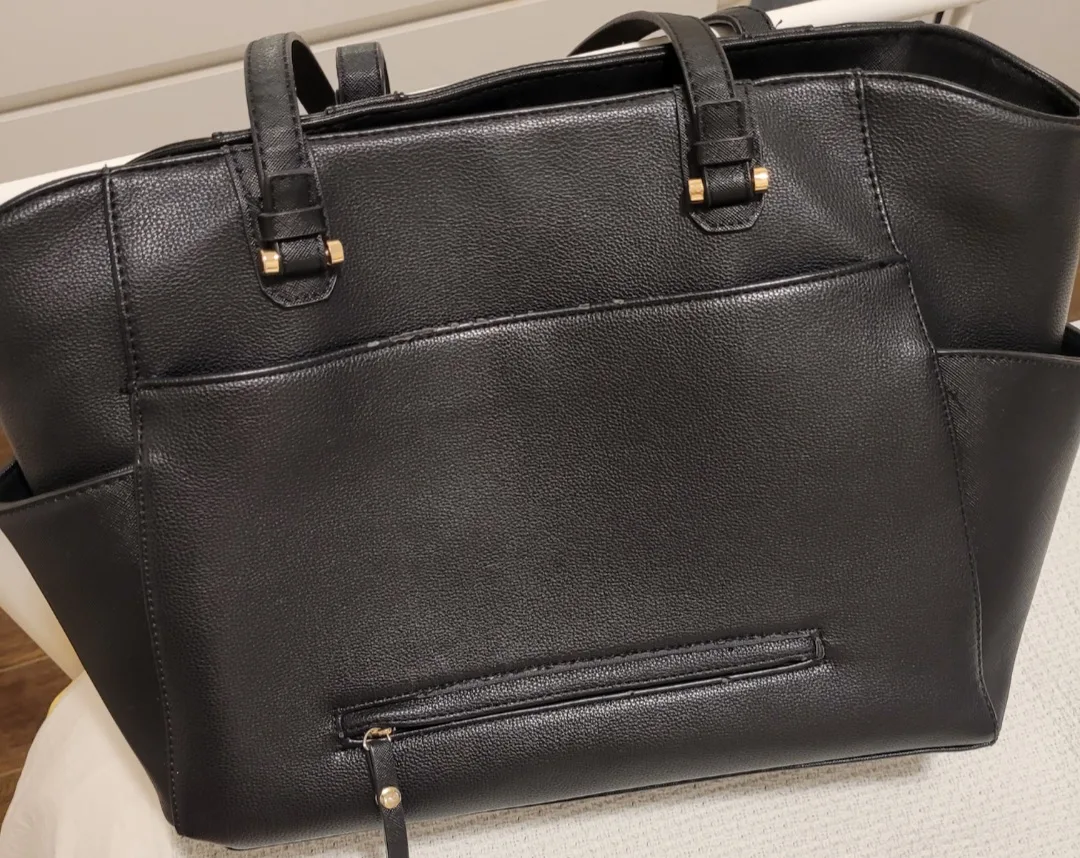 MADISON WEST black Tote Bag with Multiple Pockets image indicator(8)