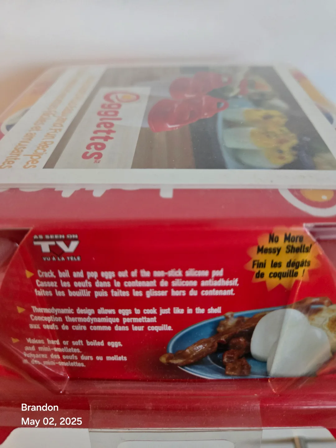 Egglettes as seen on tv. Official. Bioled egg omelette maker. image indicator(2)