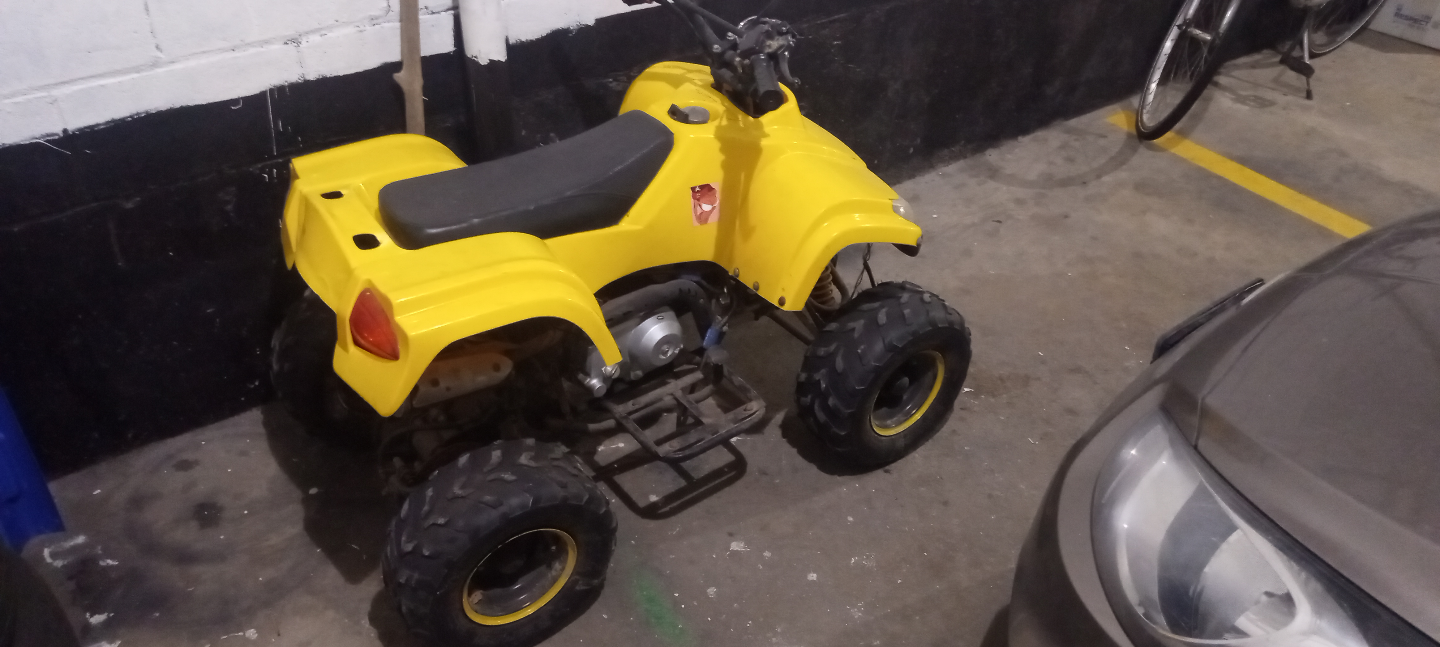 Yellow ATV Quad Bike 125cc - photo 2