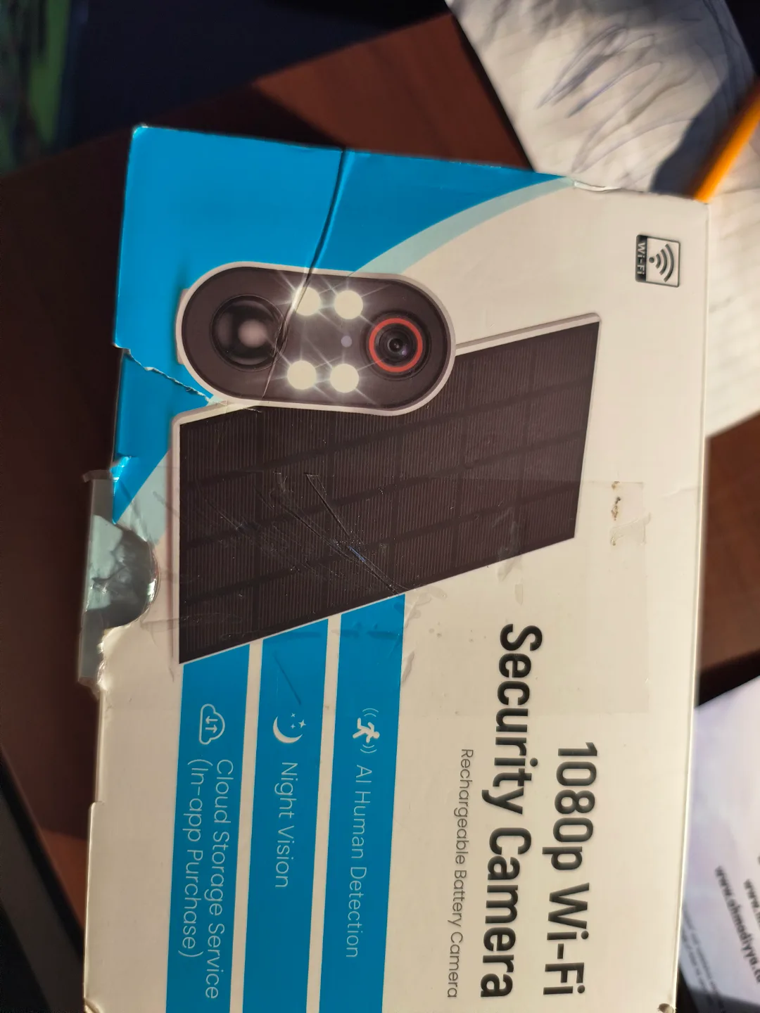 1080p Rechargeable Wireless Security Camera with AI Detection thumbnail