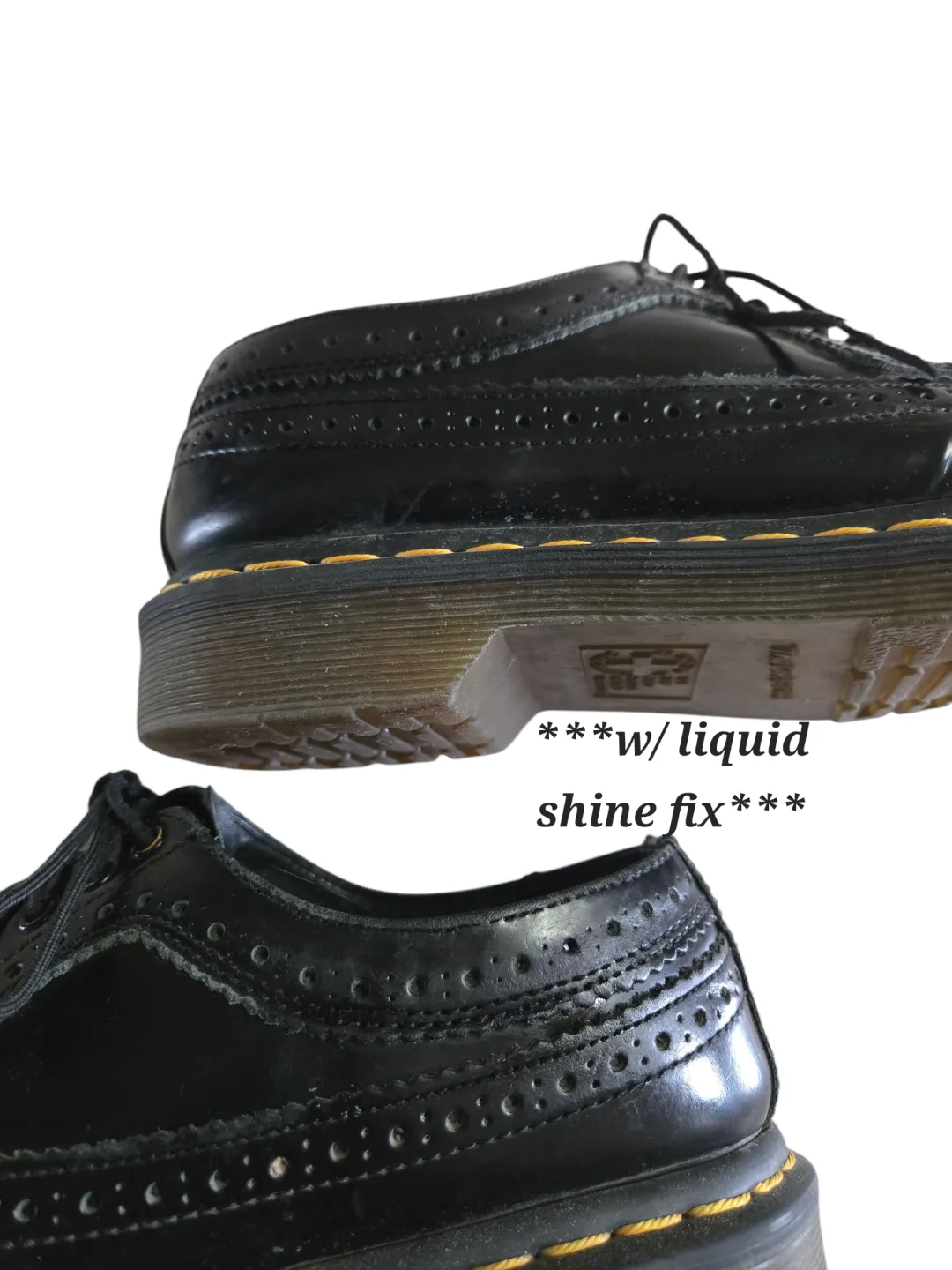 Dr. Martens Black Leather Brogue Shoes image indicator(4)