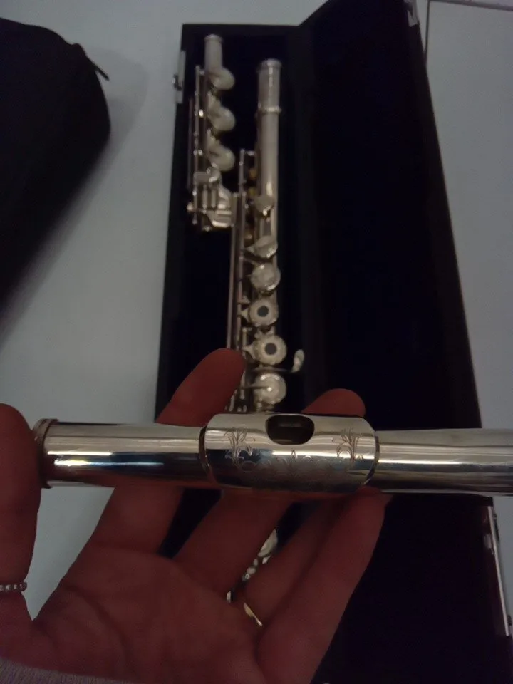 Agility Winds By Tempest B-Tail Silver Body Off-Set Flute- 17 ho image indicator(7)