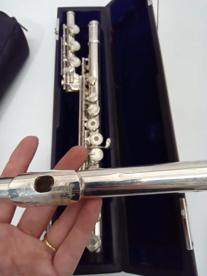 Agility Winds By Tempest B-Tail Silver Body Off-Set Flute- 17 ho image indicator(8)