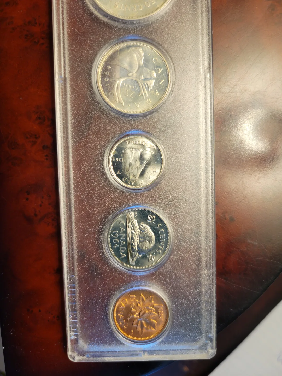 1964 Canadian Proof Silver Coin Set image indicator(5)