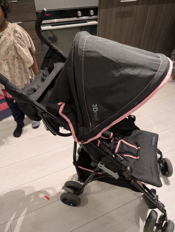 Summer Infant 3Dmini Lightweight Stroller - Black & Pink - photo 3