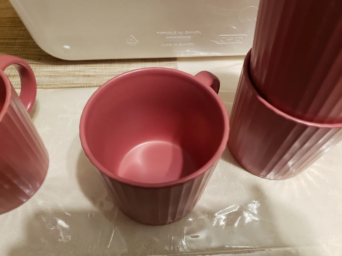 Set of four IKEA mugs, dusty rose pink 🧡 image indicator(3)