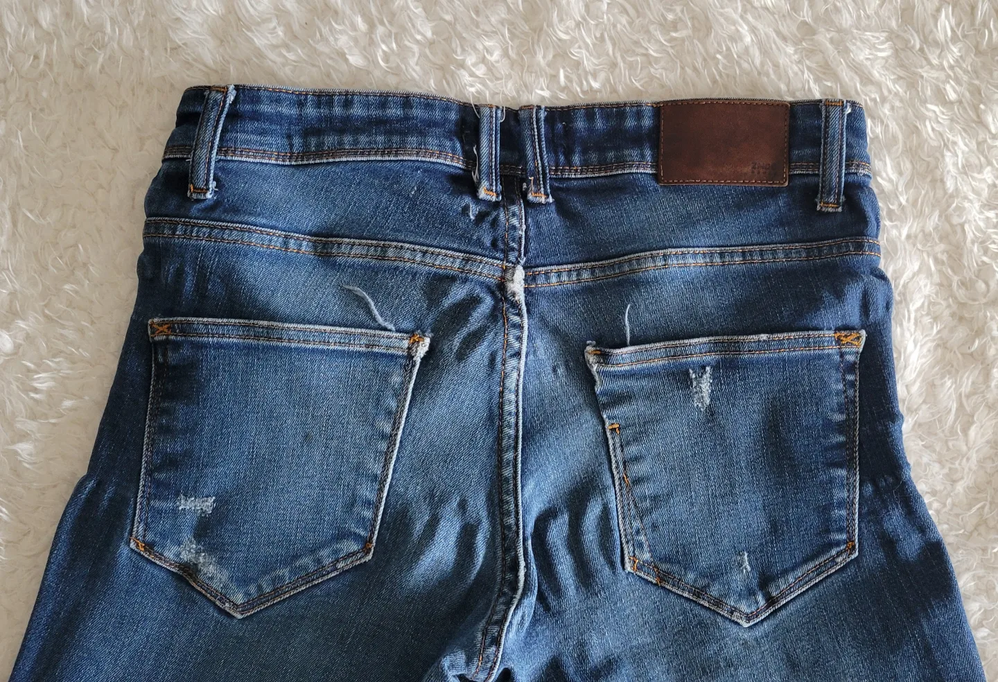 Zara Man Denim Collection Slim Fit Jeans - Size 32 image indicator(8)