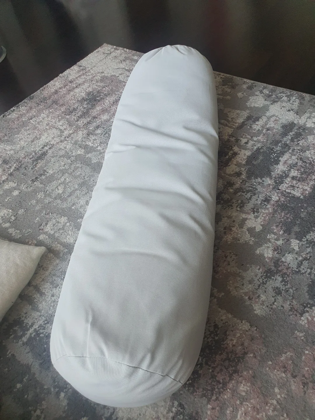 Body Pillow, Light Grey, Long Cylinder Shape thumbnail